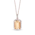 Picture of Morganite Diamon Locket