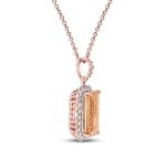Picture of Morganite Diamon Locket