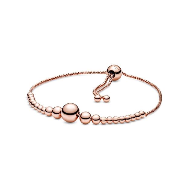 Picture of String of Beads Slider Bracelet